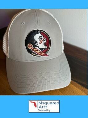 Florida State Seminoles FSU Top Of The World Memory Fit Mesh Trucker Hat Cap
